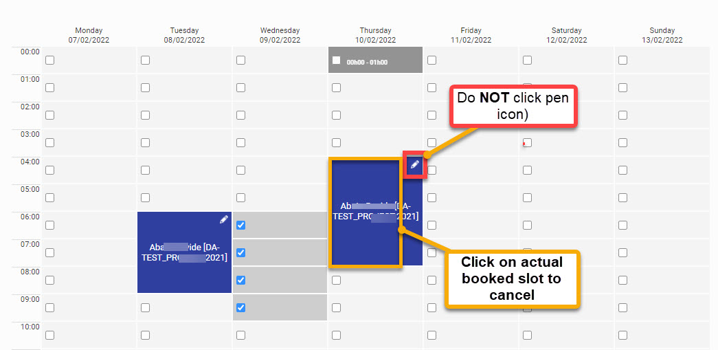 Cancel A Booking - Systems Training Hub - University Of Queensland